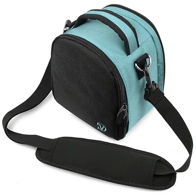 Blue Nylon DSLR Camera Carrying Bag Protective Case For Canon EOS R5 / EOS R6 • $33.20