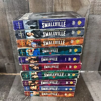 SMALLVILLE DVD Set - Seasons 1-10 Complete SUPERMAN Biography- Tested • $44.99