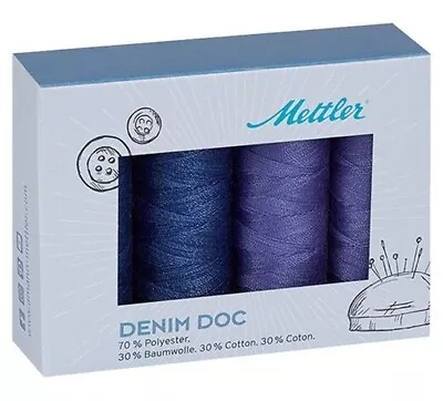 Mettler Denim Doc Thread Kit 4/Pkg- • $13.03