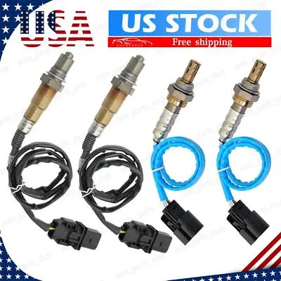 Set Of 4 Upstream&Downstream O2 Oxygen Sensor For 2011 12 13 2014 Ford F150 3.5L • $69.99