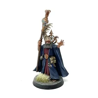 (3411) White Battlemage On Foot Empire The Old World Warhammer • £10