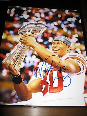 VICTOR CRUZ SIGNED AUTOGRAPH 11x14 PHOTO NEW YORK GIANTS MANNING IN PERSON COA B • $150