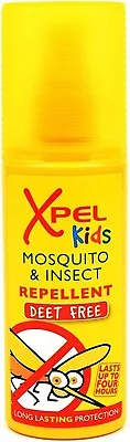 1X 70ML Xpel Kids Mosquito & Insect Repellent DEET Free - NEW UK • £5.89