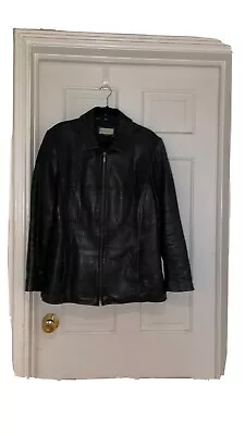 Merona Black Leather Jacket • $30