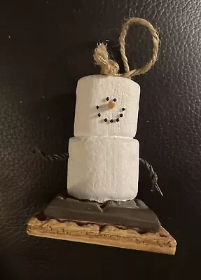 ❤️ S'mores Xmas Ornament Midwest Cannon Falls Marshmallow Snowman Anthropomorph • $3.99