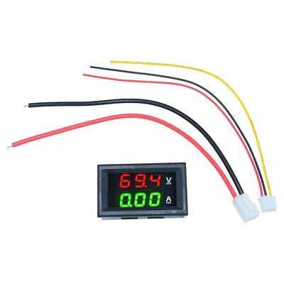  Battery Monitor 12v Shunt Voltage Amperage Tester Gauge Current LED • £8.36