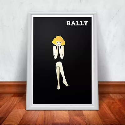 $62.55 • Buy Bally Rare Retro Vintage Wall Art Poster Print. Great Home/Shop Vintage Decor