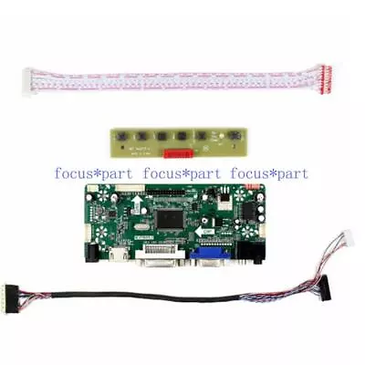 HDMI+DVI+VGA LCD LED LVDS Controller Board Driver Kit For B140XW03 1366x768 • $21.74