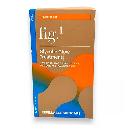 Fig.1 Glycolic Glow Treatment Starter Kit Refillable Skincare 30ml/1.0fl.oz. New • $12.95