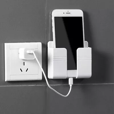 $4.58 • Buy Wall Mounted Organizer Box Mobile Phone Charging 