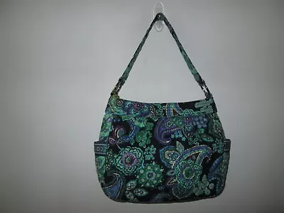 New VERA BRADLEY Reversible Tote Purse - Quilted Blue Rhapsody - Daisy Bag • $32.69