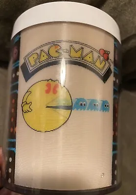 Vintage Pac-Man Holographic Coffee Mug 1980 Lenticular Printing RARE Thermo Serv • $15