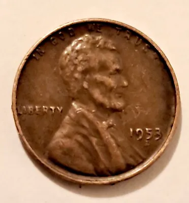 1953-D 1C BN Lincoln Wheat Penny • $300