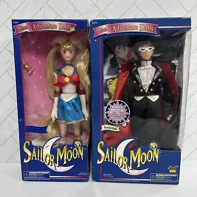 Bandai VINTAGE 1995 Serena SAILOR MOON & Tuxedo Mask Deluxe Adventure 11.5  Doll • $157.49