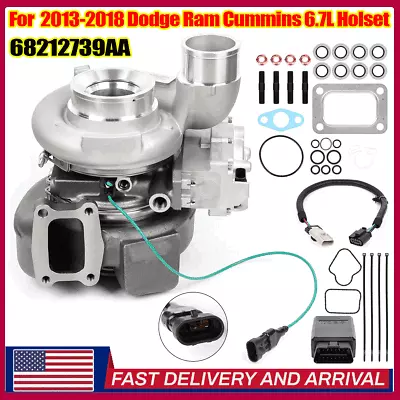 Turbo Turbocharger Fit 13-18 Dodge Ram Cummins 6.7L Holset 68253984AA 68212739AA • $999.88