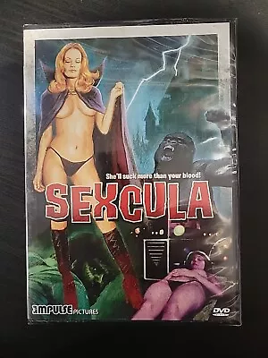 Sexcula (DVD) 1975 - Impulse Pictures - RARE OOP - New & Sealed Vintage Cult • $34.99