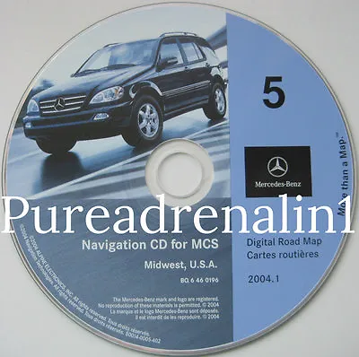 01 2002 Mercedes Benz M Ml Ml320 Ml500 Navigation Nav Disc Gps Cd Il Mi Oh Wi In • $60