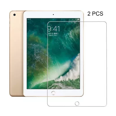 2Pcs Tempered Glass Screen Protector For Apple IPad 9.7 Inch • £13.60