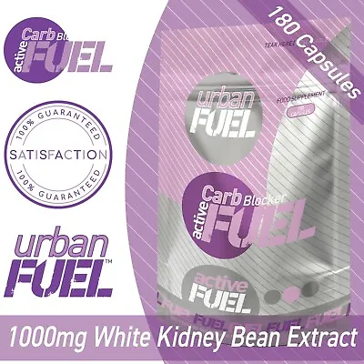 Urban Fuel Active Carb Blocker Slimming Pills Fat Loss Carbohydrate Capsules • £14.95