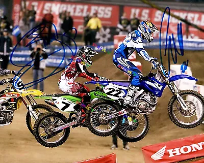 CHAD REED & JAMES BUBBA STEWART Motocross  Autographed Signed 8x10 Photo Reprint • $18.99