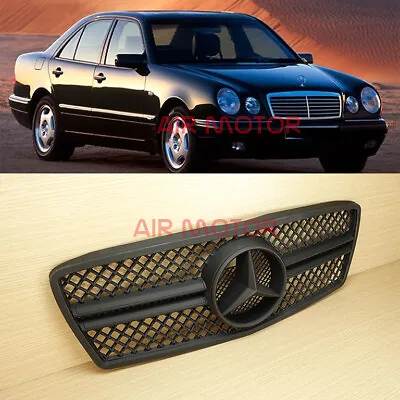 For Pre-Facelift Mist Black Front Grille 1996-1999 Benz W210 E-Class Sedan Wagon • $199.07