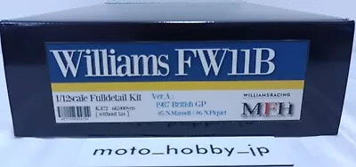 MFH Model Factory Hiro 1/12 Williams FW11B Ver.A 1987 British GP Full Detail Kit • $98999