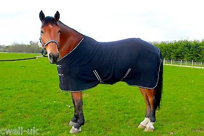 NEW HORSE COB PONY SHOW TRAVEL FLEECE RUG 3'6-7'0  Stable Cooler Choice Of Color • £17.99