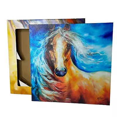 Starbright Palomino Canvas Wall Art Print 15x15 Marcia Baldwin Horse Decor Gift • $32.99