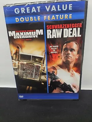 Maximum Overdrive / Raw Deal DVD 2010 New Sealed OOP • $24.99