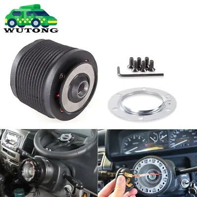 Steering Wheel 6-Hole Hub Adapter Kit Black For 1984-2004 Ford Mustang Non-GT • $21.99