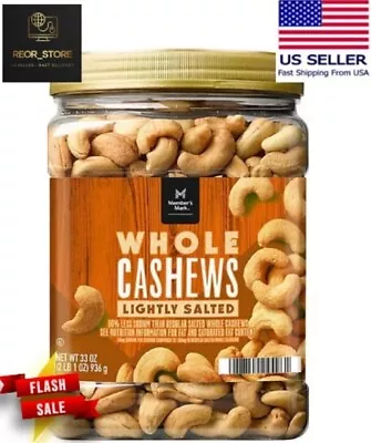 Member'S Mark Lightly Salted Whole Cashews (33 Oz.) FREE SHIPPING • $18.71