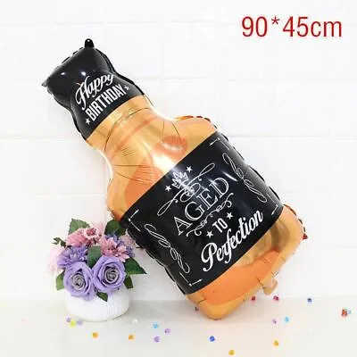 Beer Wine Bottles Whiskey Wedding Bachelorette Birthday Party Decor Foil Balloon • $7.70