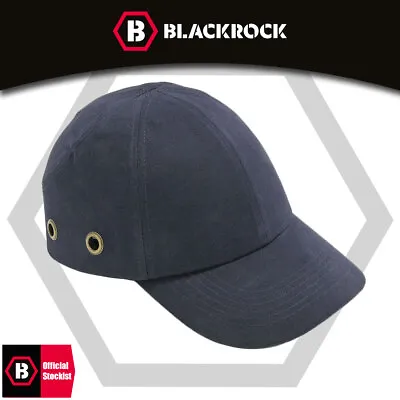 Blackrock NAVY BUMP CAP Safety Work Hard Hat Ventilated Baseball Mens 7001100 • £9.99
