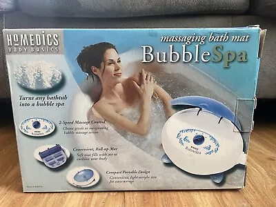 Homedics Body Basics Bubble Spa Massaging Bath Mat Model BMAT-4 Free Ship • $79.99