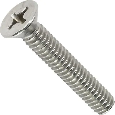 1/4-20 Flat Head Machine Screws Phillips Stainless Steel All Sizes / Quantities • $369.18