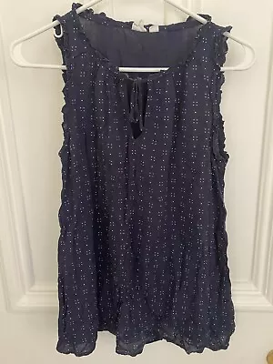 Gap Maternity Sleeveless Navy Blue Top Size Small • £1.50