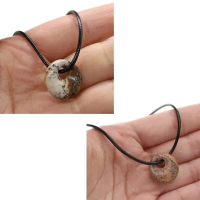Natural Crystal Pendant Necklace For Women Men Jewelry Necklace 18mm • $6.85
