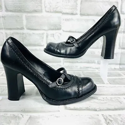 Unlisted Vintage Y2K 90s Black Mary Jane Women’s Size 7.5 Heels • $56.95