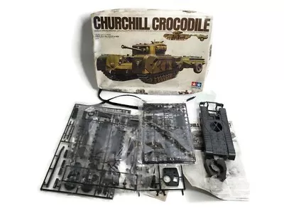 Tamiya Churchill Crocodile Mk VII Tank Plastic Model Kit  Read Description  • $38.24