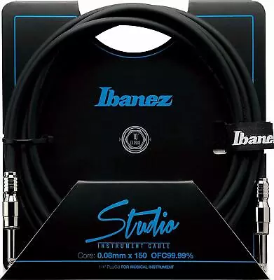 Ibanez HF10 10 Ft 2 Straight Plugs Studio Instrument Cable SI10 • $34.25