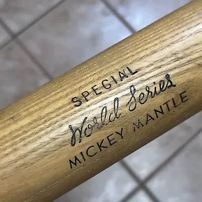 NY Yankees Mickey Mantle MacGregor S420C World Series Special 34” Baseball Bat • $169.99