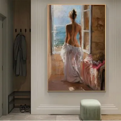 Modern Sexy Woman Canvas Painting Canvas Wall Art Home Decor Posters Prints Art • $21.61