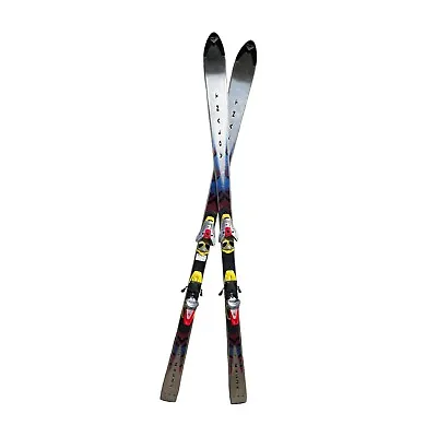 Volant Super 1 Skis Stainless Steel 177 Cm With Salomon Equip 900 Bindings • $87.20