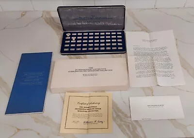 The Franklin Mint Sterling Silver International Locomotive Miniature Collection • $189