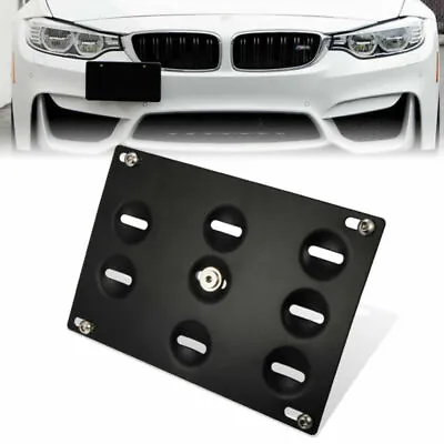 Bumper Tow Hook License Plate Mount Bracket Holder For BMW 13 X5 X6 E82 E90 328i • $13.59