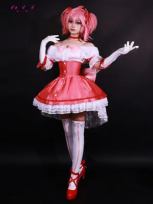 Puella Magi Madoka Magica Kaname Madoka Halloween Role Play Cosplay Costume • $10.19