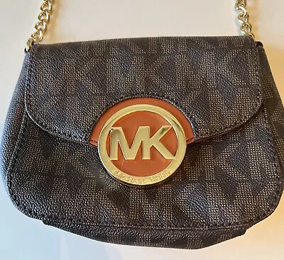 Michael Kors MK Crossbody Bag Small Brown • $30