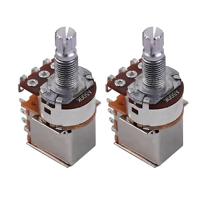2PCS A500K Electric Guitar Push Pull Potentiometer Pots  Tone Switch W0H8 • $9.18