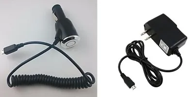 $9.75 • Buy Car Charger + Wall Charger Bundle For Doro 8040 Grey