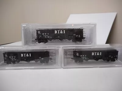 Bluford Shops N Scale 14 Panel Rib Side Hopper DT&I 3 Numbers • $45